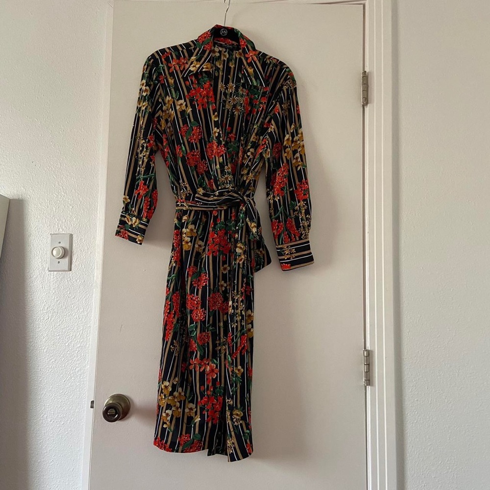 Zara floral dress